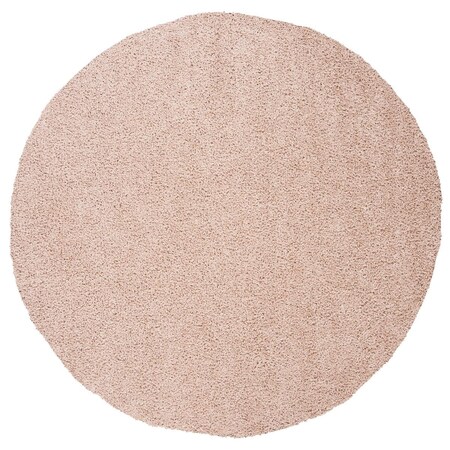 Safavieh 6 ft. 7 in. x 6 ft. 7 in. Primo Shag 300B Power Loomed Round Area Rug, Beige PRM300B-7R